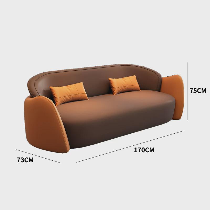 现代轻奢简约大堂洽谈商务办公酒店皮艺沙发休闲室休息区接待沙发