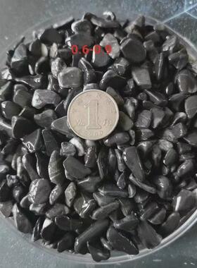 黑色白色砾石水洗小石子颗粒公园铺路石枯山水庭院碎石庭院造景石