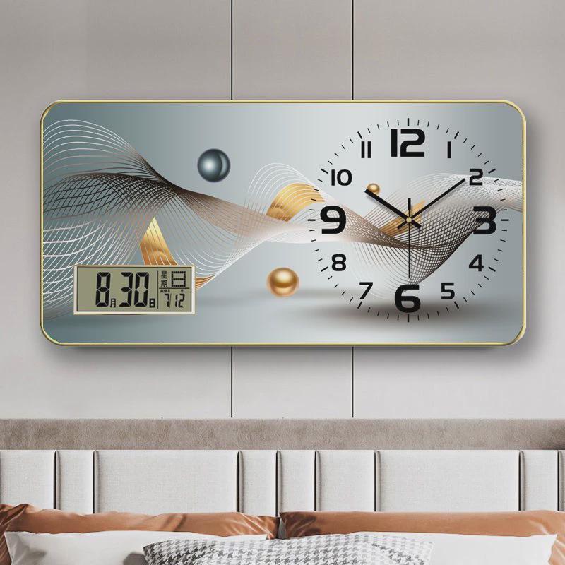 轻奢客厅表钟挂墙创意钟表装饰画餐厅抽象走廊装饰画钟表装饰挂画