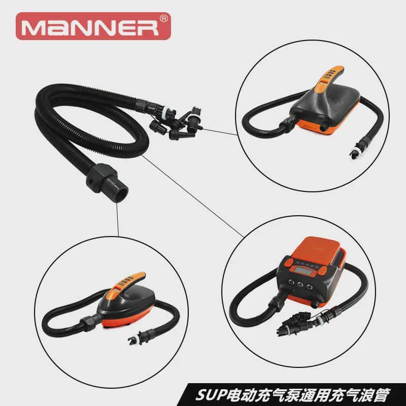 热销皮划艇桨板充独木舟ht-781-782-790电动充气泵充气管冲浪板气