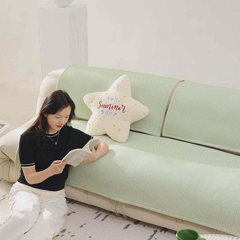 热销夏天高级感冰丝沙发垫凉席垫凉感沙发套沙发盖布四季通用沙发,居家布艺,沙发垫,淘宝优惠券,粉丝福利购,淘宝优惠卷
