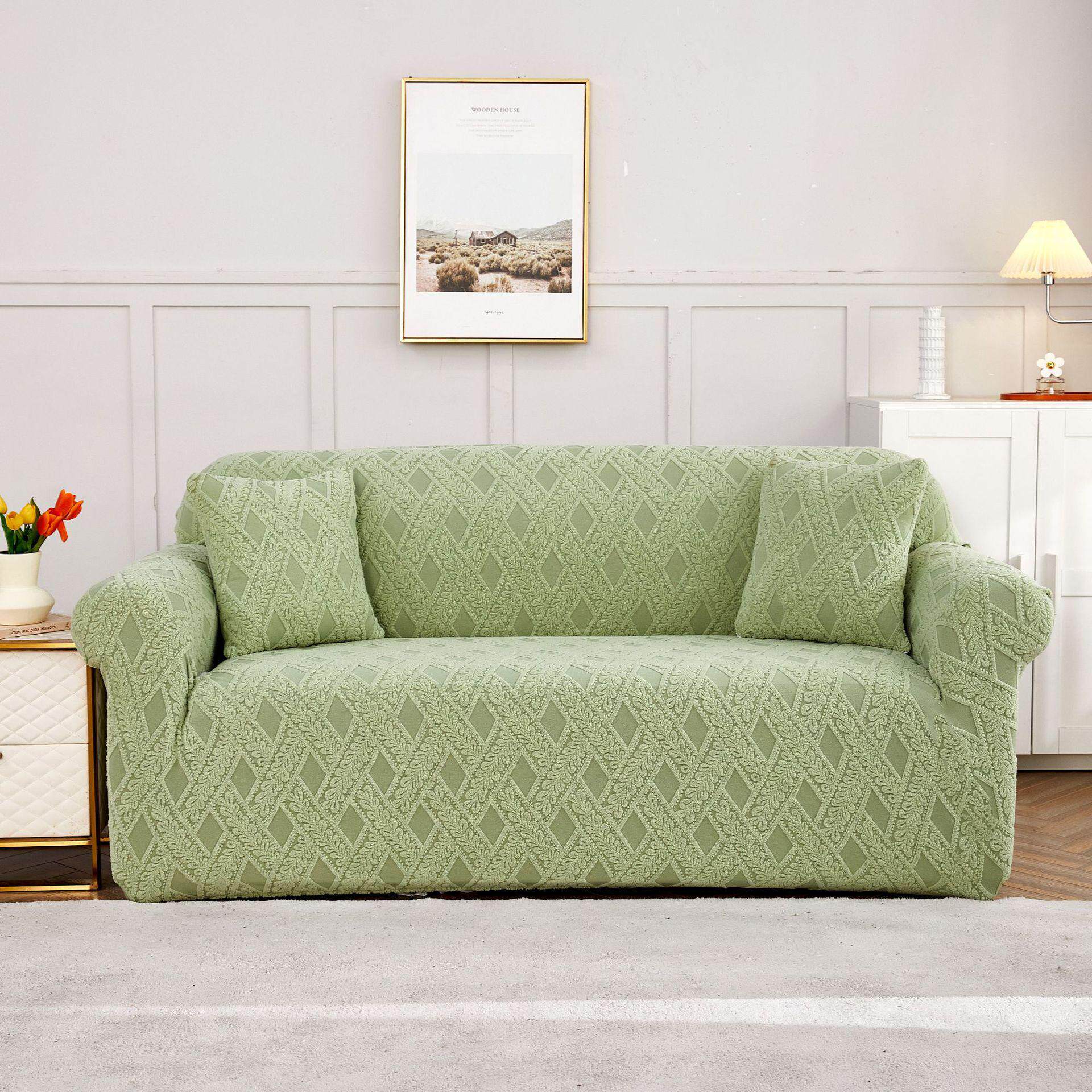 沙发巾防滑沙发套提花组合全包弹力新款单双人懒人沙发罩批发