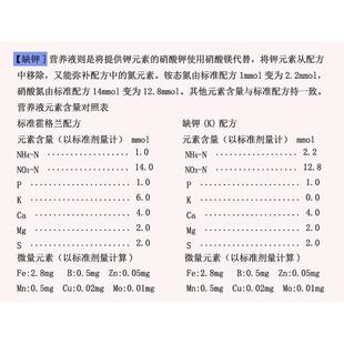 标准hoaglandnutrient营养液全元素无土栽培科研用霍格兰