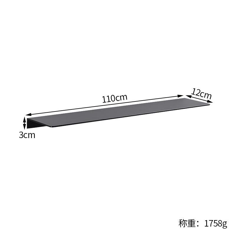 卫生间置物架免打孔壁挂置物台化妆台北欧墙上洗手间托盘收纳架