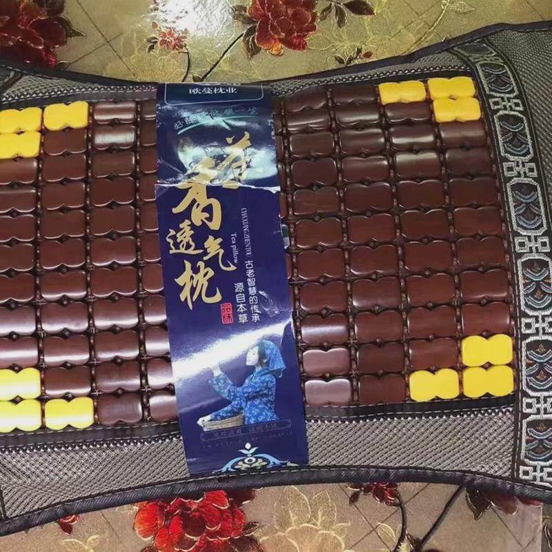 夏枕藤枕头枕套双面冰丝枕竹席成人麻将天凉单人 枕芯茶叶+茉新款