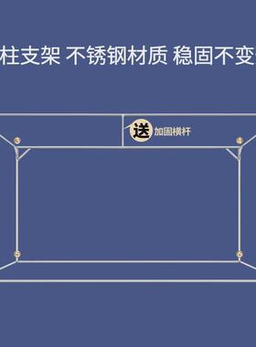 xei3定制加大定做蚊帐落地榻榻米布艺皮床亲子3米2.5家用炕床加