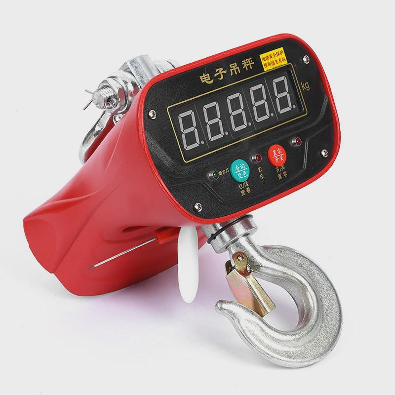 厂家批发高精度吊秤1吨3吨电子吊称充电挂构秤工业行车挂秤