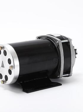 】定制【48v500w有刷直流减速电机低噪音电动机永磁中置电机