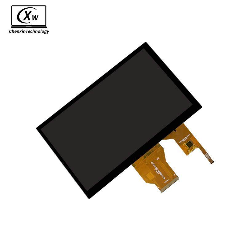 接口7寸显示屏高亮tft液晶屏800*480rgb现货带触摸工控7寸显示屏