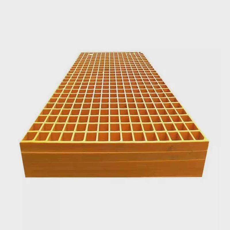 玻璃钢格板排水沟盖板下水道地沟盖板污水处理玻璃钢盖板护树格栅