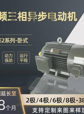 厂家电机衡水大量销售yvf2-2极3kw-90kw变频三相异步电机