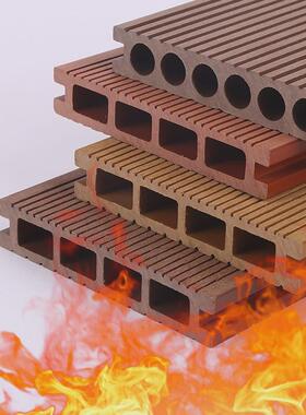 户外PE防塑木地板板户外地板园林景观露台护栏防腐木户外地板塑木