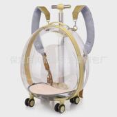 猫包太空舱泡泡箱猫咪透气大容量拉杆宠物箱外出透明双肩宠物包