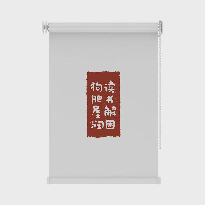 窗帘拉卷式窗户遮挡阳光厨房免打孔安装卫生间防晒卷帘升降手新款
