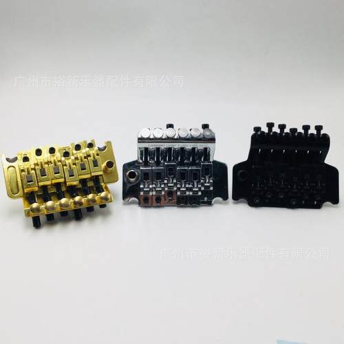 电吉他双双摇电吉他琴桥配件摇颤音系统器双摇电吉他拉弦板弦桥