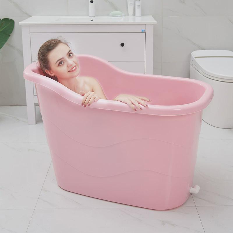 家用成人浴缸加厚塑料儿童沐浴桶大号洗澡桶洗澡盆大人泡澡桶批发