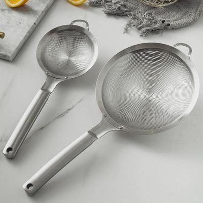 316L不锈钢豆浆漏勺家用厨房过滤网筛果汁捞油渣面粉筛油炸小漏网