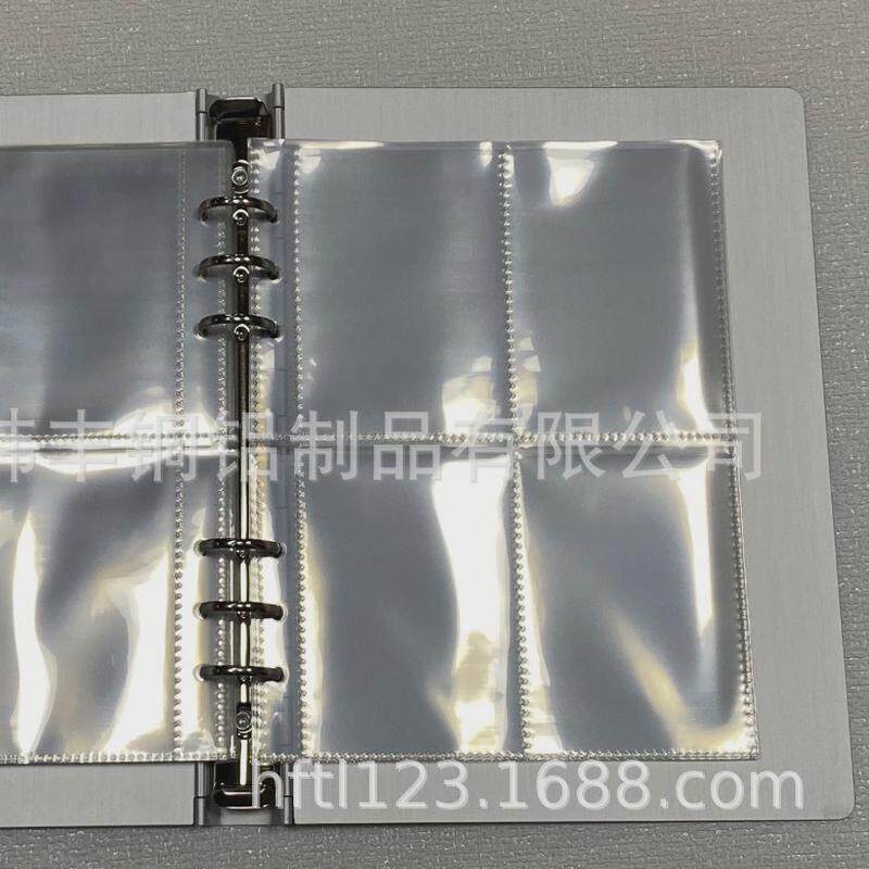 铝合金卡册铝合金相册A5铝制名片册活页卡册
