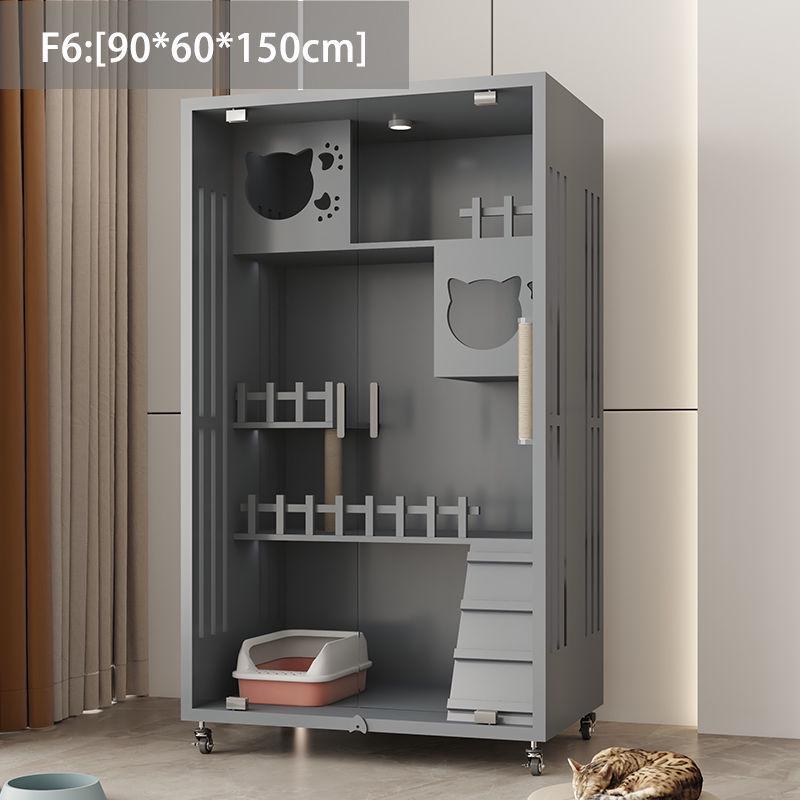 猫用品猫笼木质猫别墅超大猫柜猫房子猫舍家用室内猫屋子宠物柜子
