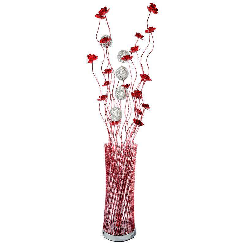 时现代红色喜庆新婚卧室床头台灯婚庆送礼装饰客厅床头led落地灯