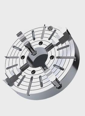 K72250四爪单动卡盘K72-250中空卡盘手动卡盘车床卡盘车床夹具