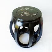 凳子古筝圆凳古筝凳子实木古筝单人印花款 素面结实古筝琴凳款 耐用