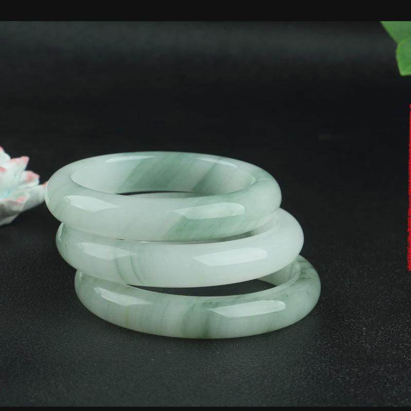 天山翠手镯多翠扁条中式正圈天然飘花玉手镯天山翠玉镯雪翠货头,家居饰品,玉雕,淘宝优惠券,粉丝福利购,淘宝优惠卷