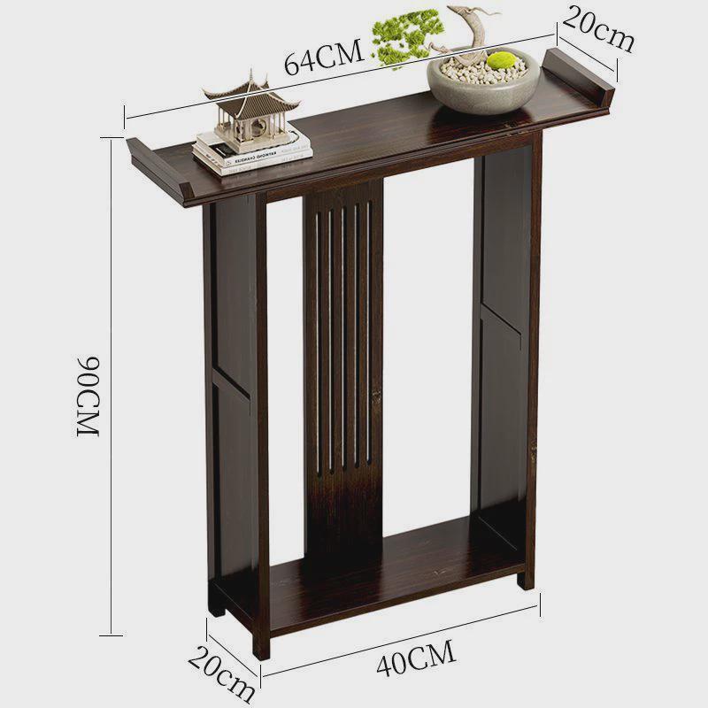 世鋆中式玄关桌靠墙道具桌新中式简约条案婚礼桌子窄条订婚复古小