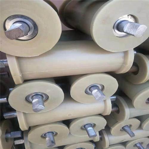 热销耐腐蚀地滚硬度强 聚氨酯保护钢丝绳煤矿地棍轮强度高耐磨高