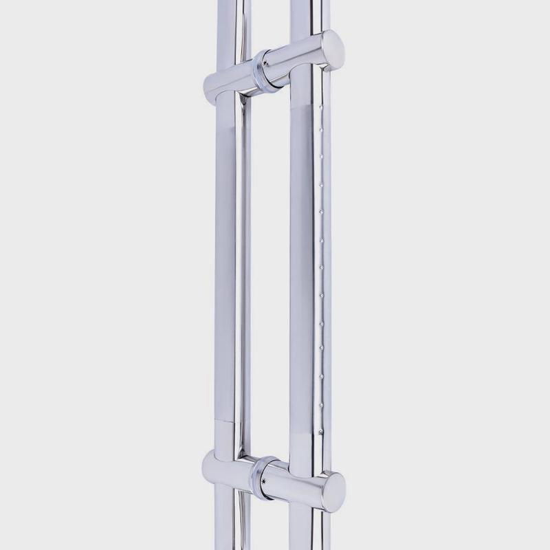 加厚不锈钢玻璃门拉手店铺新款移门办公室推拉门把手扶手孔距大门