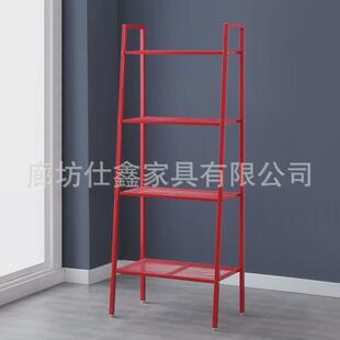 置物架置地式厨房落地收纳架铁艺书架阳台客厅花架多层储物整理架