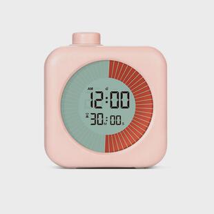 简约款走时静音可视化计时器记时学生专用带时钟闹钟功能多功能
