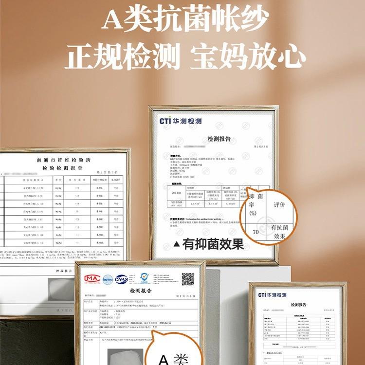 免安装蒙古包蚊帐15m防摔儿童方顶拉链加密18米折叠钢丝防蚊帐