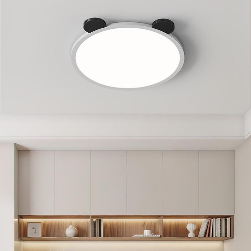 热销中山普瑞熊猫护眼灯书房小团超薄吸顶灯现代简约卧室鹿儿童房