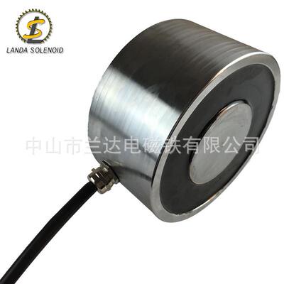 兰达H18090吸盘式电磁铁直流软磁圆形吸盘式电磁铁搬运机械自动