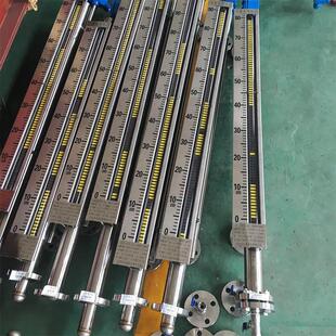 304不锈钢磁翻板液位计侧装PP磁浮子液位计