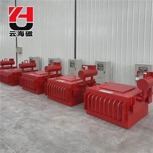 rcde系列油冷悬挂式电磁除铁器强磁磁选器磁分离器磁选机厂家
