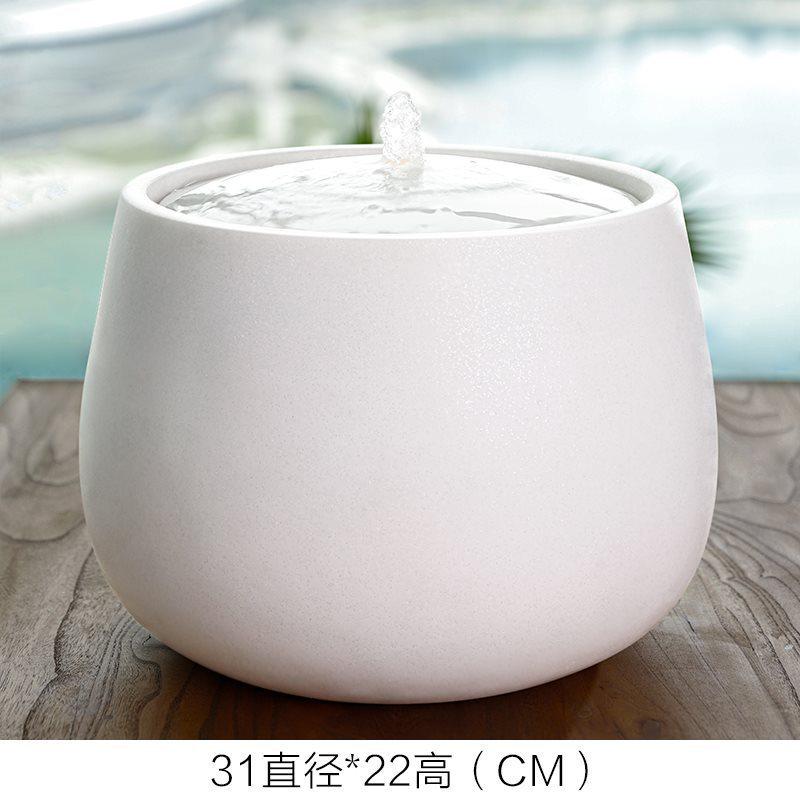 水系喷泉循环流水摆件现代简约水景玄关客厅卧室办公室桌上装饰品