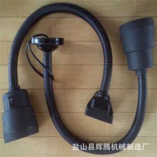 led万向软管灯底座强磁照明灯数控车床小黑灯24v220v机床工作灯