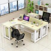 组合现代转角电脑桌书桌家用办公桌单人拐角台式 直角写字台经济型