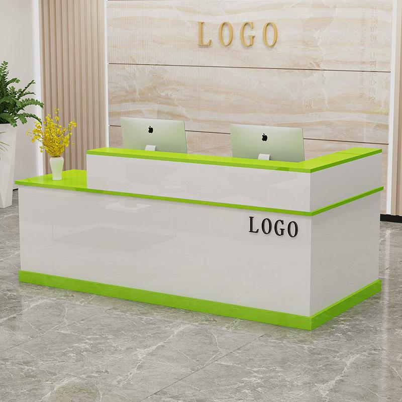 收银台柜台简约现代小型便利店服装店吧台柜商用店铺前台接待台