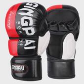 半指拳套mma训练比赛拳击手套五指手套加厚成人沙袋实战透气打男