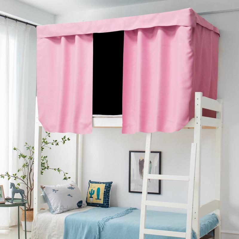 m3no批发99%强遮光学生暗无天日床帘女黑色宿舍加厚下铺男寝室上