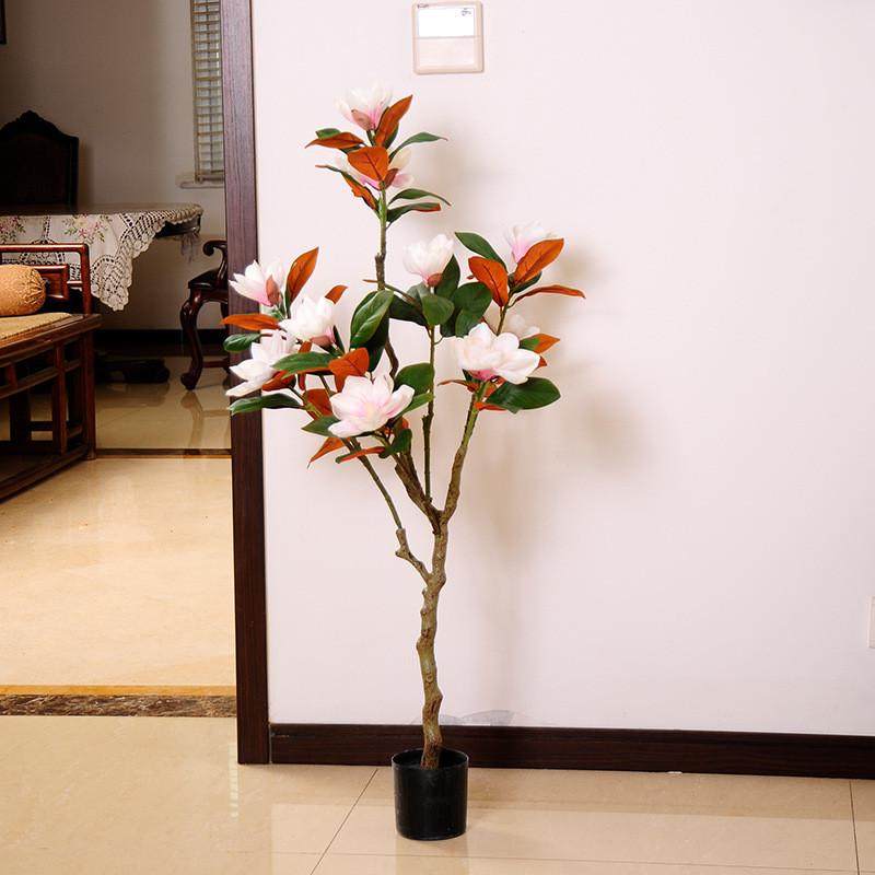 造景室内盆栽装饰假树植物白玉兰花盆景绿植客厅摆件园林景观