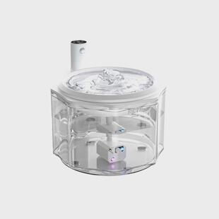 新品猫咪饮水机智能不插电无线充电自动循环宠物饮水静音过滤