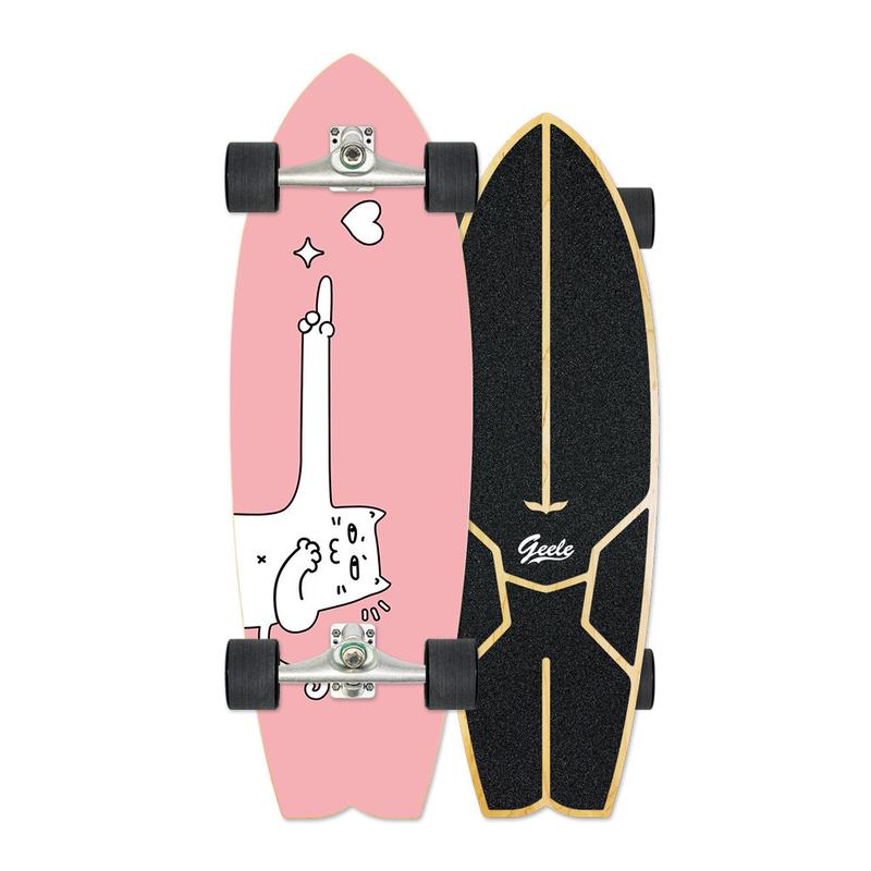 冲浪陆地冲浪板滑板cx4初学者geelecarveryow训练板31英寸免蹬
