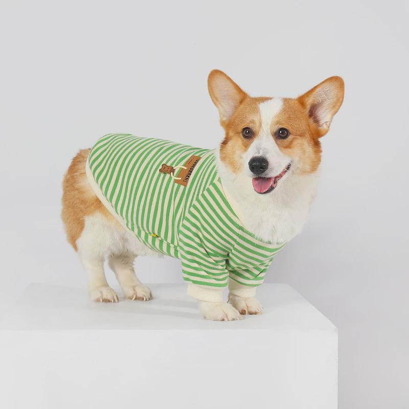 柯基衣服春秋季新款宠物雪纳瑞柴犬中小型犬短腿狗狗春季卫衣可爱
