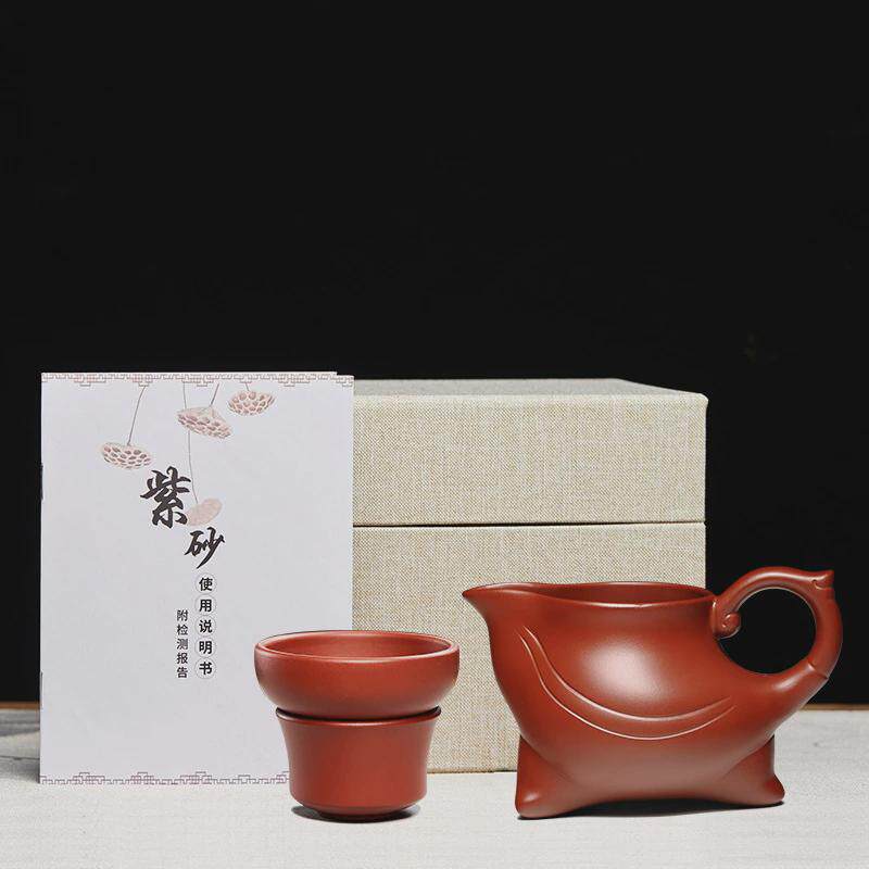 杯紫砂公道杯分茶杯分茶器功道宜兴公杯茶滤茶漏套装陶瓷茶具新品