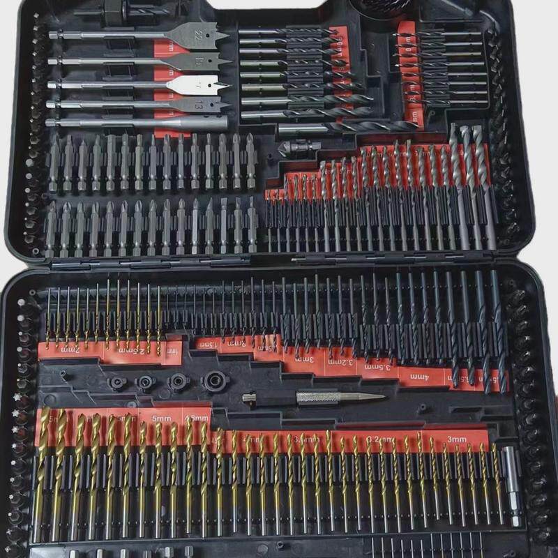 苏钻家用246钻钻头工具组开孔器麻花钻批头水泥钻木工扁件套套装