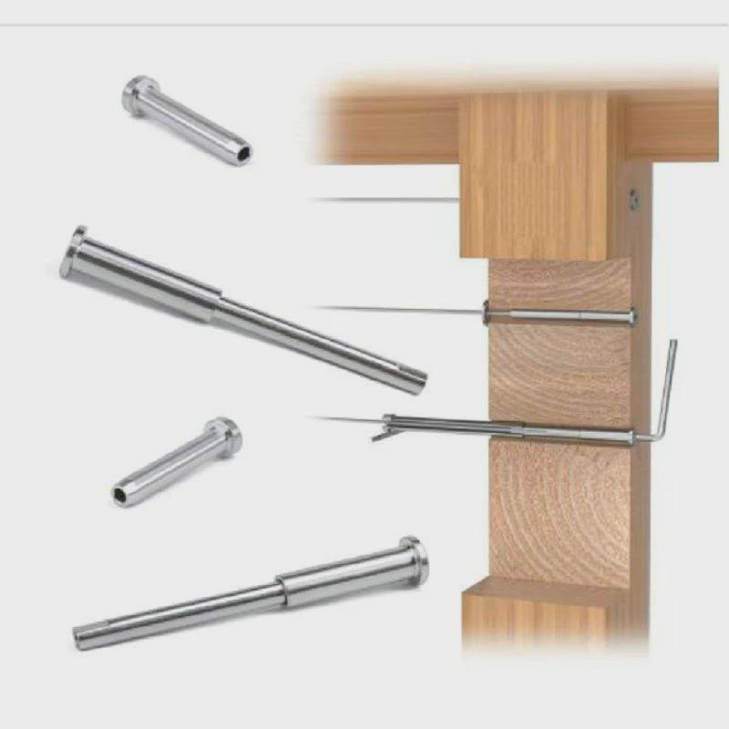 内六角套件不锈钢平面内内六角波波头钢丝绳连接器直杆接线器